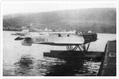 Junkers W.33d, ÍSLAND 1, "Súlan" á Akureyrarpolli.