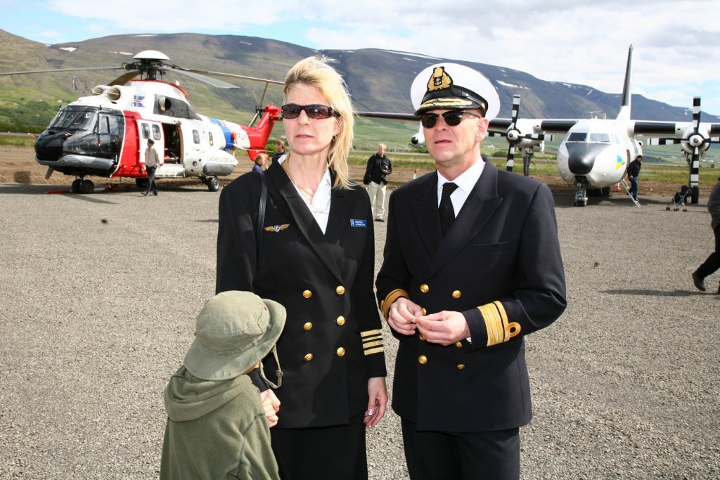 Geirþrúður Alfreðsdóttir og Georg Kr. Lárusson