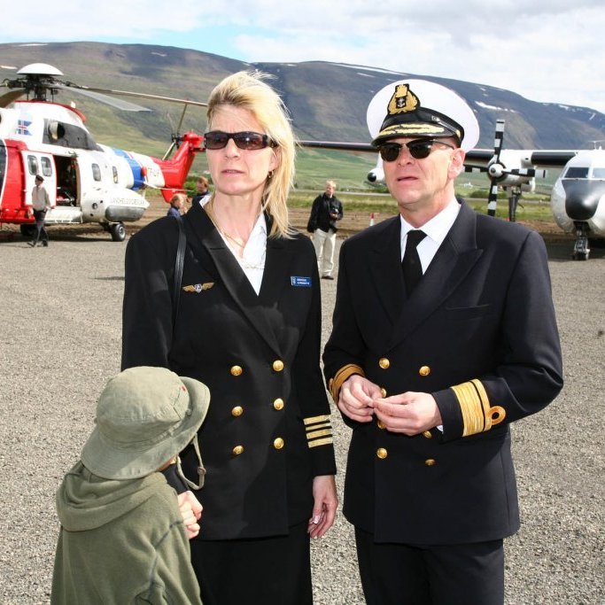 Geirþrúður Alfreðsdóttir og Georg Kr. Lárusson