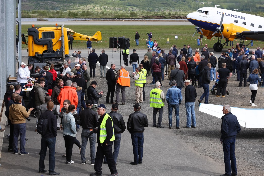 Gestir á flugdegi