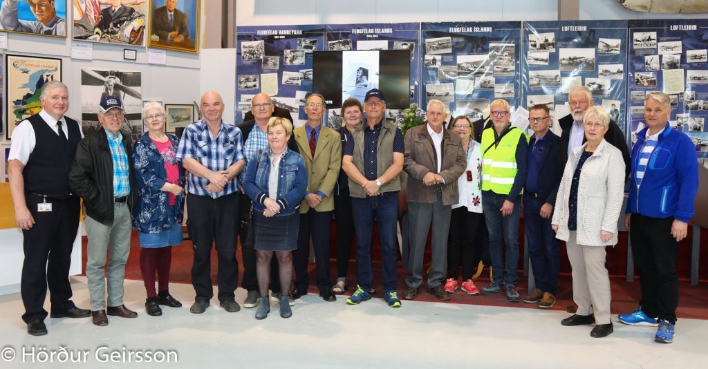 Fyrverand stafsmenn Flugfélags Norðurlands á Flugdegi 2018