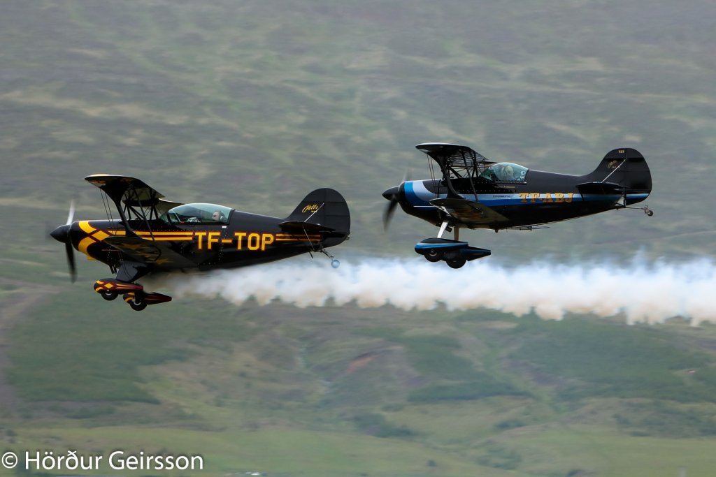 Pittsarnir TF-TOP og TF-ABJ