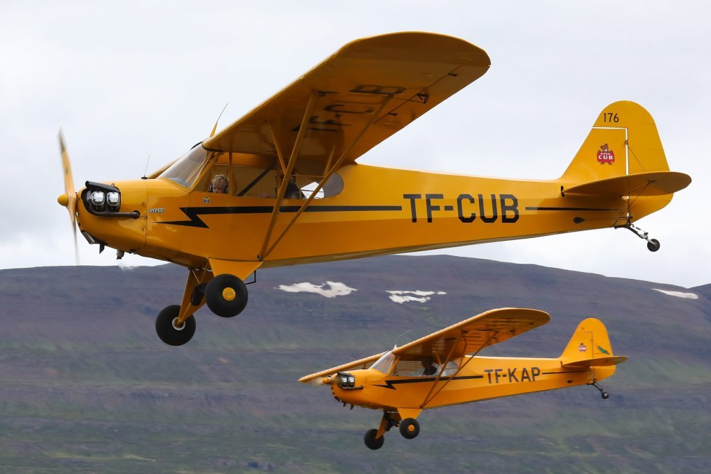 Tveir Cubbar TF-CUB og TF-KAP