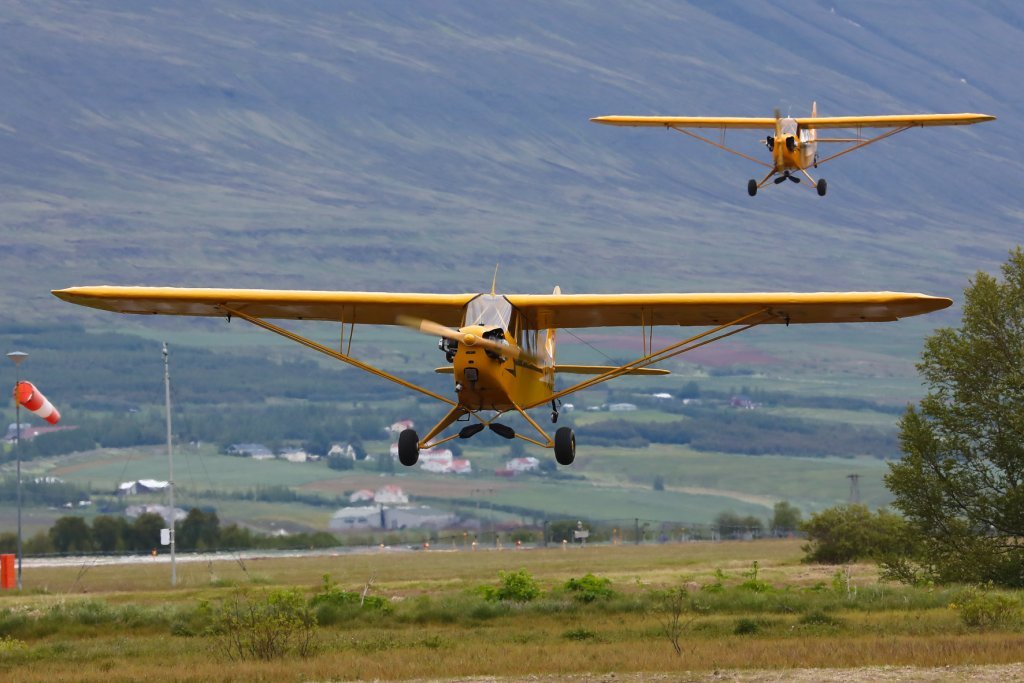 Tveir Cubbar TF-CUB og TF-KAP