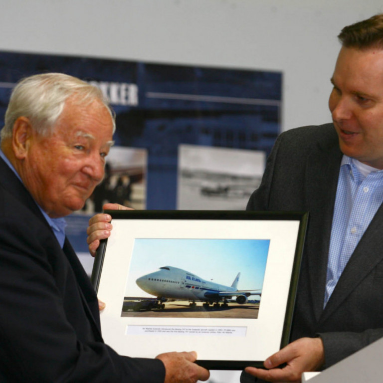 Joe Sutter og Hafþór Hafsteinsson á Flugdegi á Akureyri 2007