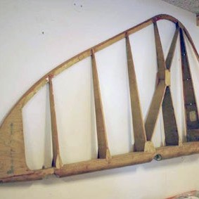 Þetta er hliðarstýri af EoN Olympia svifflugunni TF-SBB.