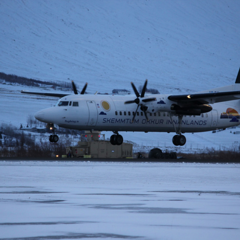 Fokker F-27 og Fokker 50, búnar að þjóna vel og lengi á Íslandi.