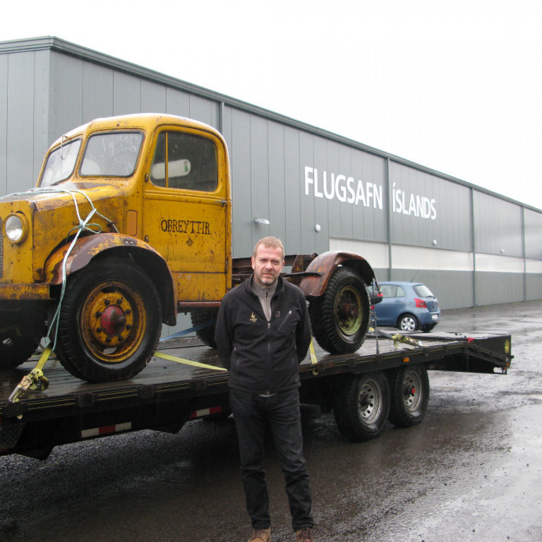 Bíllinn verður fluttur austur í Ysta-Fell í Köldukinn þar sem Sverrir safnstjóri Samgöngusafnsins ætlar að gera hann upp.