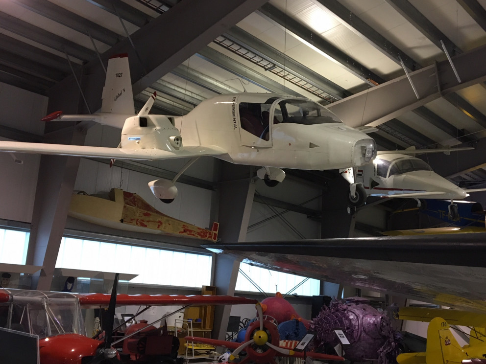 Þær eru hlið við hlið vélarnar hans Kristjáns Árnasonar.