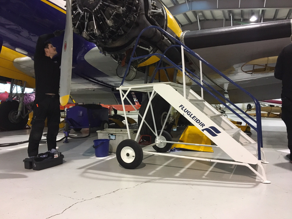 Stiginn er strax kominn í notkun.