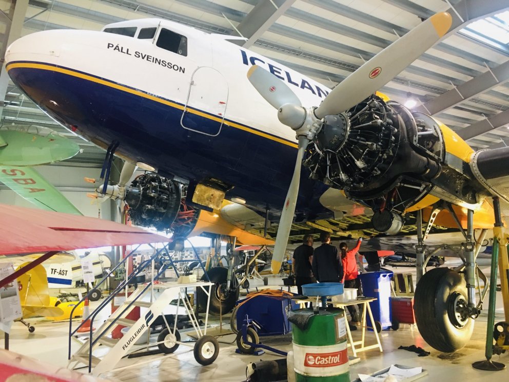 Áttundi árgangur flugvirkjanema í Flugsafninu