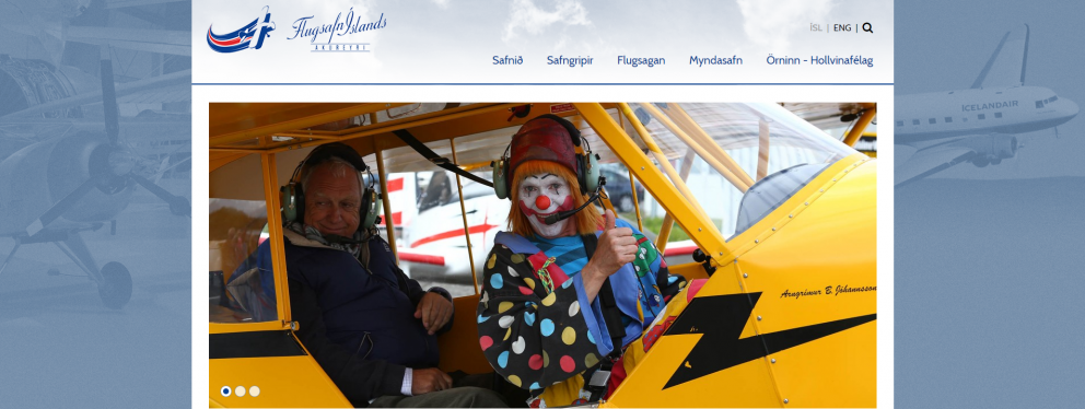 NÝ HEIMASÍÐA FLUGSAFNSINS