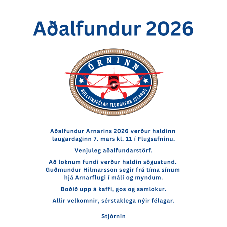 Aðalfundur Arnarins 2026