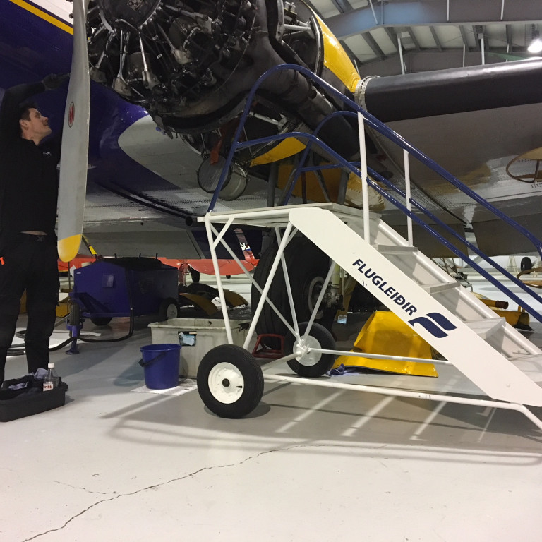 Stiginn er strax kominn í notkun.