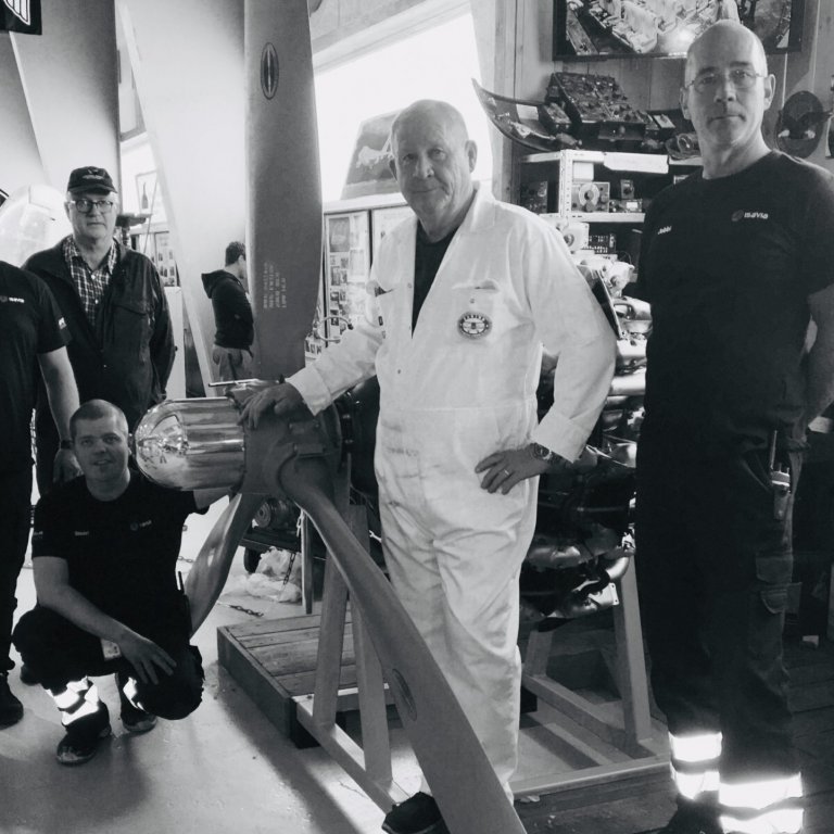 Það er við hæfi að hafa myndina í svart/hvítu. Ingi Snorri, Tóti proppur, Smári, Sigurður Jóhanns og…