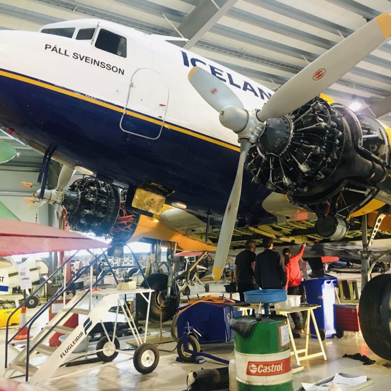 Áttundi árgangur flugvirkjanema í Flugsafninu